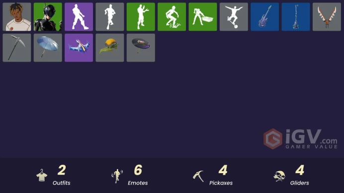 [PSN/XBOX/PC] 2 skins | Slayer Juice WRLD | B.R.U.T.E. Gunner | 999 Knives | Mercurial | Rebel's Rucksack | Nyanja's Catpak | Tri-Ooze Tank