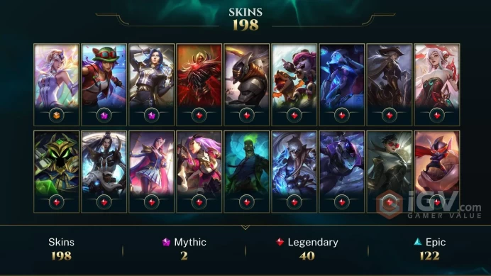 EUNE 208 Skins 121 Champs | PROJECT: Pyke | High Noon Ashe | High Noon Ashe (Aquamarine) | Pool Party Lee Sin | Fright Night Annie | O8491