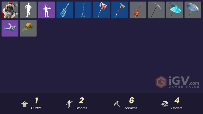[PSN/XBOX/PC] 1 skins | Santa Dogg | That's Cold Jac! | Snoop's Holladizzle Bass | Mercurial | Yule Bag | Frosted Frets | Nyanja's Catpak