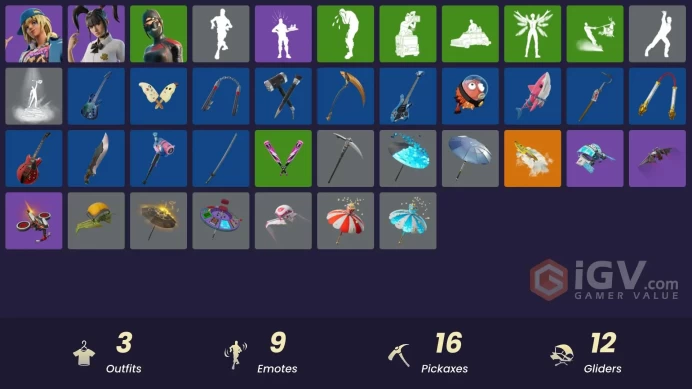 [PSN/XBOX/PC] 3 skins | Yuki Yubari | Malibu | Scarlet Commander | Spectra Protector | Marty's Gibson ES-345 | Homer's Gift | Sharkie