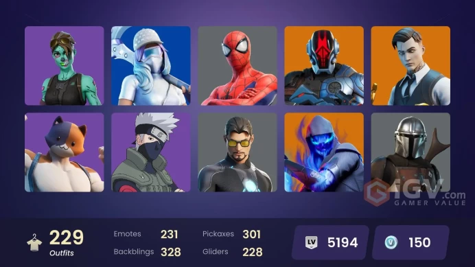 [ALL PLATFORMS]-229 Skin-301 Pickaxe-Leviathan Axe-231 emote-228 gliders -OG STW-Catwoman Zero-Victor Elite-FULL ACCESS-BEST SELLER-