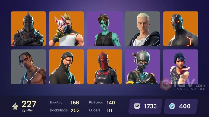 FA - [PC/PSN/XBOX] 227 skins | OG STW | Black Knight | Travis Scott | Fresh | Sparkle Specialist | The Reaper | Blue Squire | Take The L | Elite