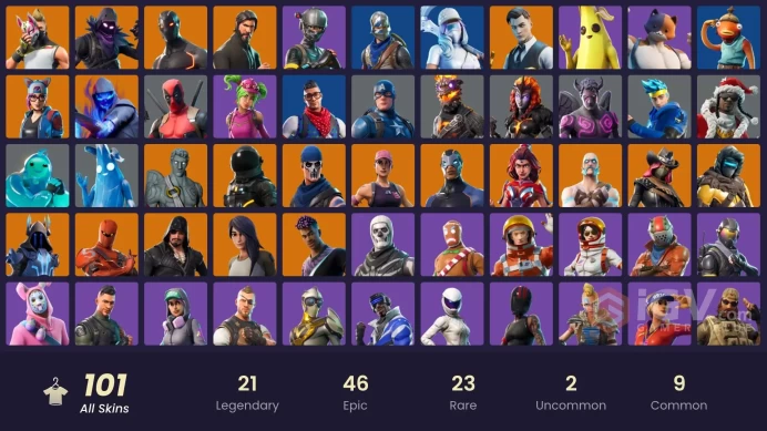 FA | 101 skins | OG STW | The Reaper | Blue Squire | Royale Knight | Elite Agent | Blue Team Leader | Gold Brutus | Gold Midas | Rogue Agent