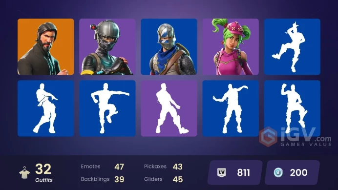 FA | 28 skins | The Reaper | Blue Squire | Royale Knight | Elite Agent | Blue Team Leader | Dark Voyager | Carbide | Sparx | Slayer Juice WRLD
