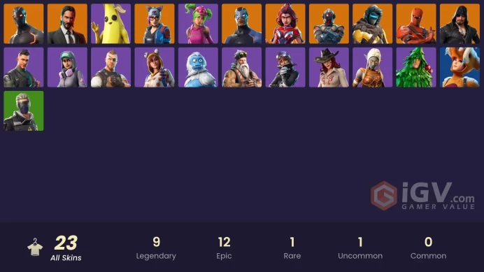 13277[PC/PSN/XBOX]John Wick|Blackheart|Omega|Lynx|The Visitor|Zenith|Hybrid|Valor|Carbide|Ember|Sgt. Winter|Sidewinder|Peely
