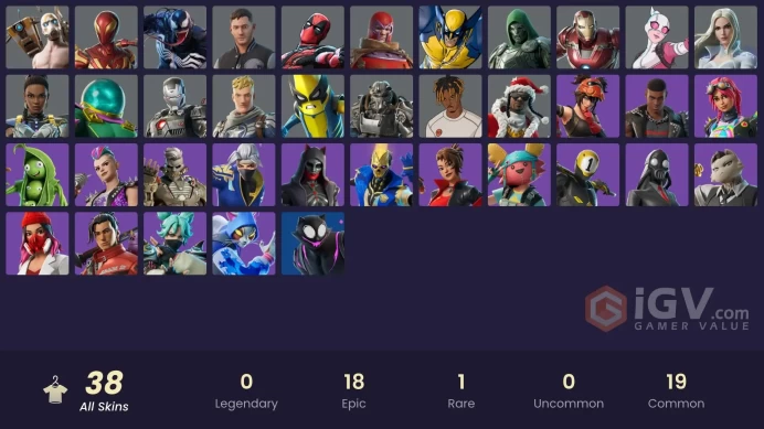 13364[PC/PSN/XBOX]Eddie Brock|Peelverine|Mysterio|Gwenpool|Deadpool (Pen & Ink)|Emma Frost|Doom|Shuri|Venom|Iron Spider