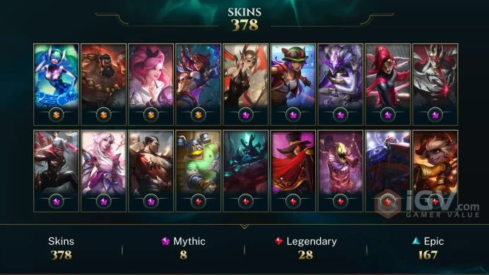 EUW -(S16) EMERALD 4 - 172 Champ - 378 Good Skins(4 Ultimate, 8 Mythic, 28 Legendary, 167 Epic) - FULL ACCES - LIFETIME WARRANTY-SAFETY - CHEAP