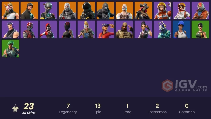 [PC/PSN/XBOX] 23 skins | The Reaper | Elite Agent | Blue Team Leader | Havoc | Sub Commander | Drift | Dark Voyager | Enforcer | Calamity |