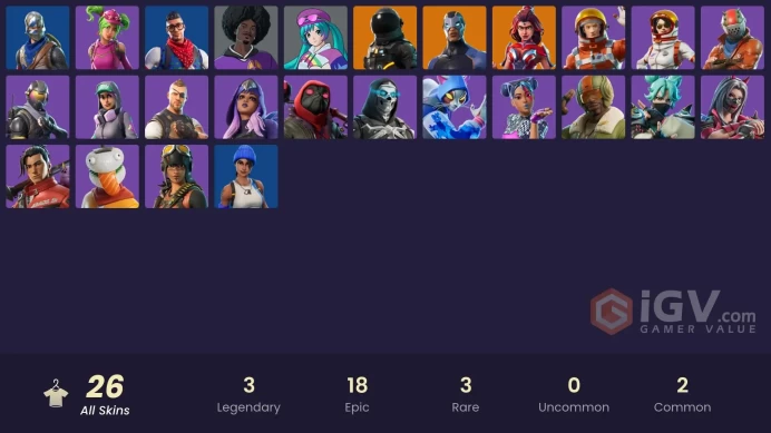 26 SKINS | TAKE THE L | DARK VOYAGER | MISSION SPECIALIST | BLUE TEAM LEADER | BLUE SQUIRE | ROGUE AGENT | PRODIGY | VALOR