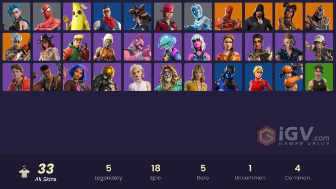 [PC/PSN/XBOX] FA 33 SKINS | ARCANE JINX | PEELY | CARBON COMMANDO | ARCANE VI | PRODIGY | GOLD | STAGE 4 | STAGE 8 | ON | RUIN | SPIDER-MAN |