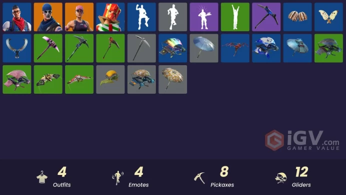[PC/PSN/XBOX] 4 skins |Deluxe STW | Prodigy |Rose Team Leader |Slurp Co.  | 1100 VB