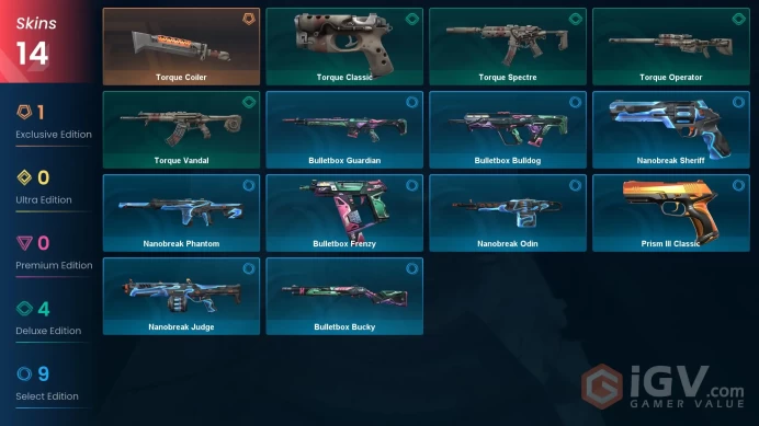 EU Level 43 14 Skins 16 Agents