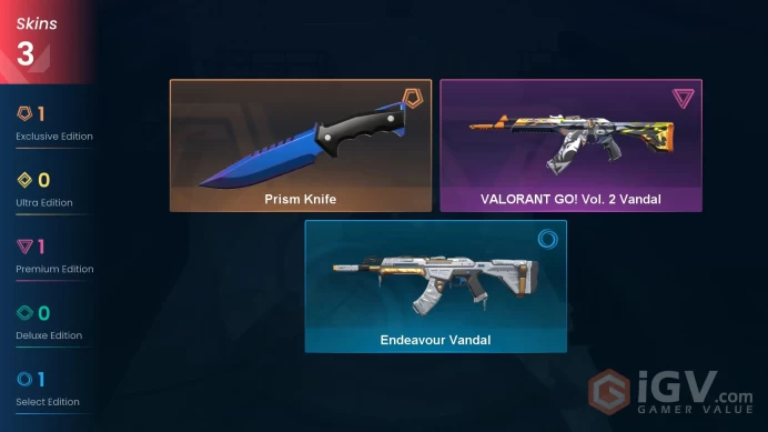 EU Level 17 3 Skins 7 Agents