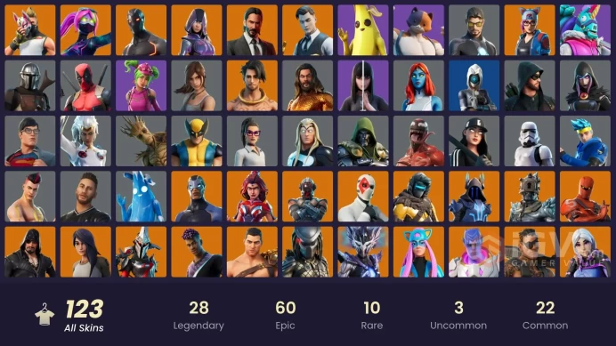 [PC/XBOX] 116 skins | IKONIK | Glow | Gold Midas | Gold Brutus | Gold Meowscles | Take The L |  laugh It Up | 