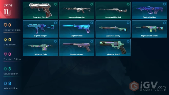 EU Level 33 11 Skins 9 Agents