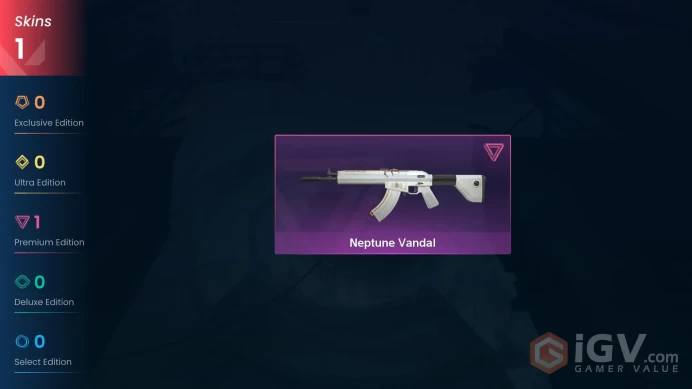 EU Level 9 1 Skins 6 Agents Neptune Vandal Neptune Vandal