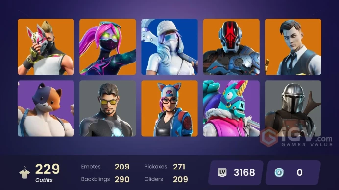 !! [PC/XBOX/PSN] 229 skins !! | OG STW | Blue Team Leader | Gold Midas | Gold Brutus | Cloud Striker | Sultura | Lina Scorch | Vivi Chroma | 