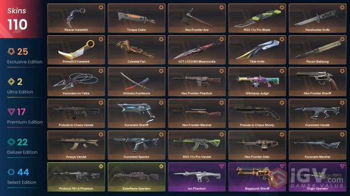 ASIA/MMR 107500 VP Immortal Buddy VCT LOCK//IN Misericórdia Kuronami Bundle Kuronami no Yaiba Forsaken Operator Recon Balisong Araxys Vandal