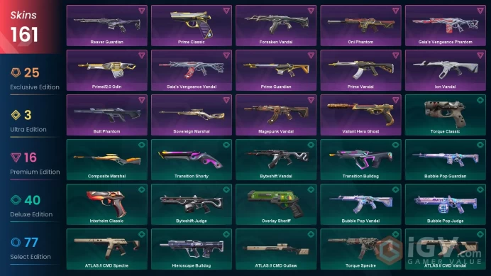 87 EU/TR Market &2023-2025 Vandal-RGX Karambit-Personal Melee -Arcane/Prime/Gaia's/Ion/Chrono Vandal-Oni/Gaia's PH-Imperium/GP OP-Neo Sheriff