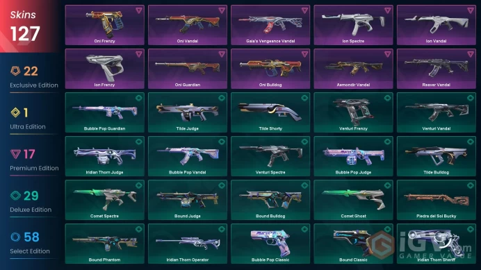 AP/HKG 84240 VP VCT LOCK//IN Misericordia VCT x GE Classic Spectrum Phantom Nocturnum Phantom Aemondir Vandal Oni Guardian Prime//2.0 Karambit