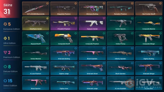 EU/TUR 22225 VP VCT LOCK//IN Misericordia Prime//2.0 Phantom Neptune Vandal Elderflame Vandal Singularity Phantom Infantry Operator Abyssal Sher