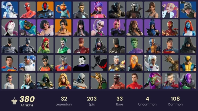 [ALL PLATFORMS]-374 Skin-418 Pickaxes-425 Emotes-250.000 V-BUCKS SPEND-Leviathan Axe-FULL ACCESS-BEST SELLER-