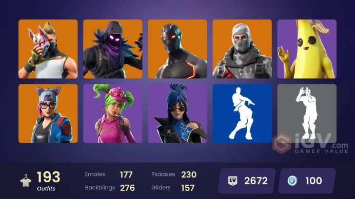 [ALL PLATFORMS]-193 Skin-230 Pickaxes-Mako-OG STW-Omega OG-FULL ACCESS-BEST SELLER-