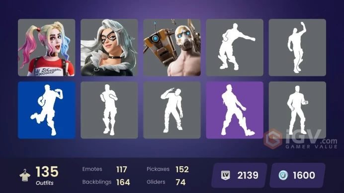 [ALL PLATFORMS]-136 Skin-Black Cat-Midas Rex-Psycho Bandit-A Goat-Madcap-Harley Quinn-NITE Unit Sniper-FULL ACCESS-LIFE TIME WARRANTY