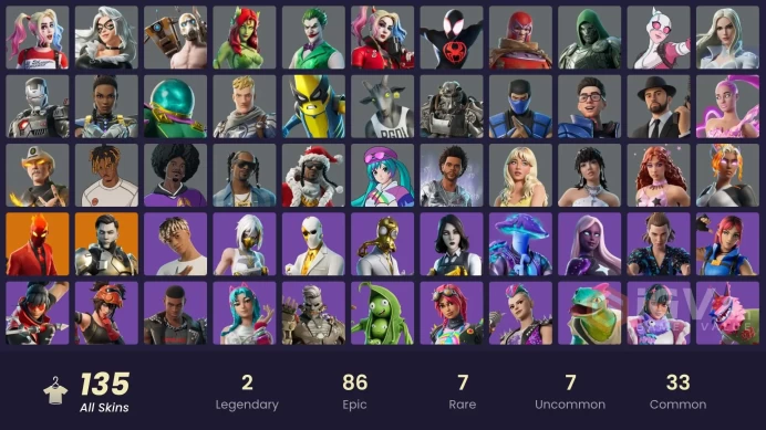 [ALL PLATFORMS]-136 Skin-Black Cat-Midas Rex-Psycho Bandit-A Goat-Madcap-Harley Quinn-NITE Unit Sniper-FULL ACCESS-LIFE TIME WARRANTY