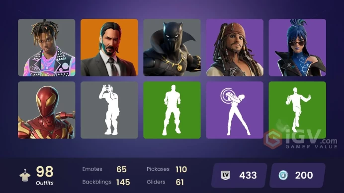 [ALL PLATFORMS]-100 Skin-Spider-Punk-Iron Man Zero-Scorpion (MK3)-Kitana (MK3)-Raiden (MK3)-Juice WRLD-FULL ACCESS-BEST SELLER-