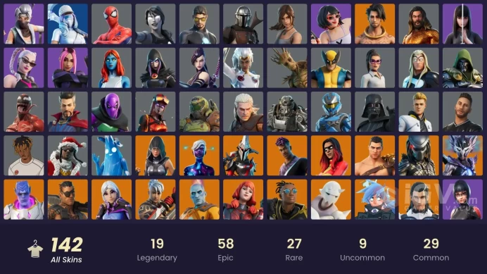 [ALL PLATFORMS]-142 Skin-196 Emotes-211 Pickaxes-FULL ACCESS-