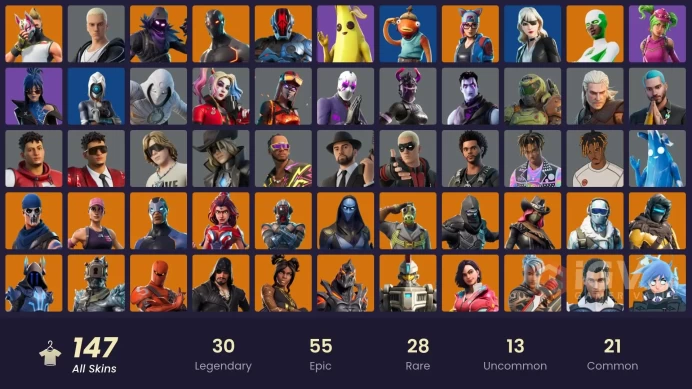 [PC/PSN/XBOX] 147 skins | Ultimate STW |Candy Axe | Reaper Axe | Take The Elf | Point It Out | Hot Marat | Tidy| Omega | 1800 VB