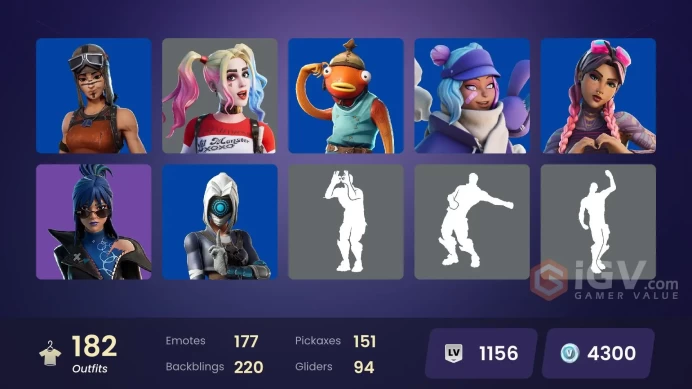 [ALL PLATFORMS]-182 Skin-177 Emotes-Festival Lace-Renegade Raider-Renegade Runner-Midas Rex-FULL ACCESS-LIFE TIME WARRANTY