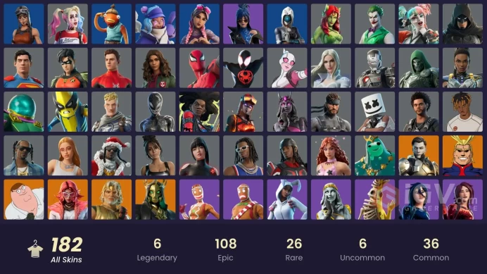 [ALL PLATFORMS]-182 Skin-177 Emotes-Festival Lace-Renegade Raider-Renegade Runner-Midas Rex-FULL ACCESS-LIFE TIME WARRANTY