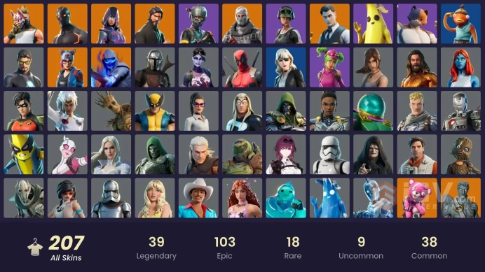 [PC] 203 SKINS | OG STW | TAKE THE L | THE REAPER | GLOW | ELITE AGENT | GOLD MIDAS | OMEGA (STAGE 5) | GOLD BRUTUS | WORLD CUP