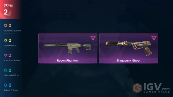 EU | 2 skins | Recon Phantom | Magepunk Ghost | I4234