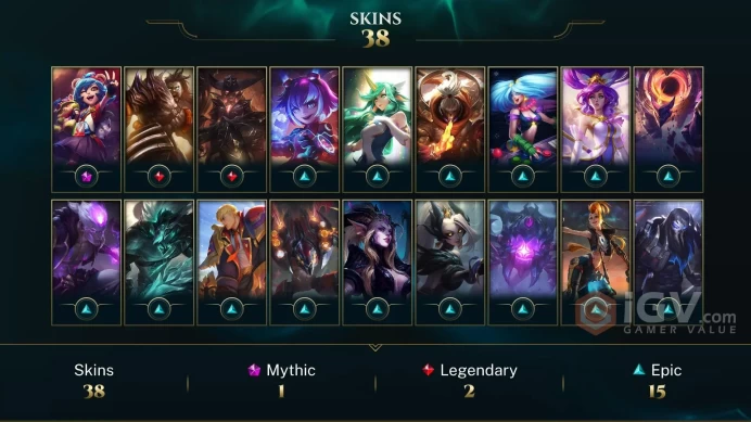 NA | 38 Skins | 76 Champions | Level 62 | 101 BE | Odyssey Kha'Zix | Almost-Prom King Amumu | Royal Shaco | Nutcracko