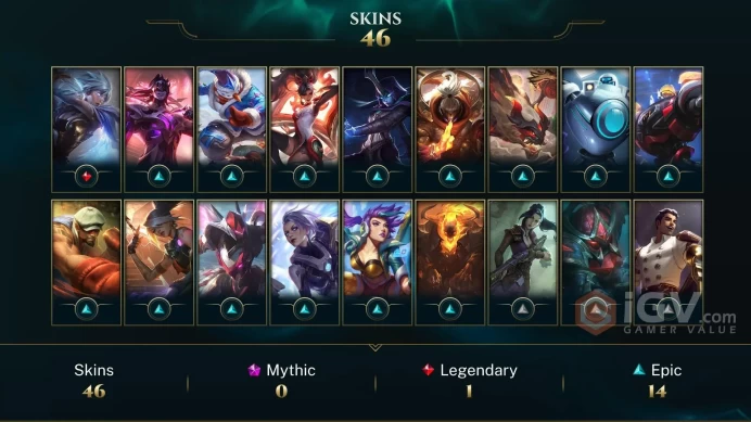 EUW | 49 Skins | 107 Champions | Level 74 | 12892 BE | Grey Warwick | ⏳ High Noon Thresh | Arcane Inventor Jayce