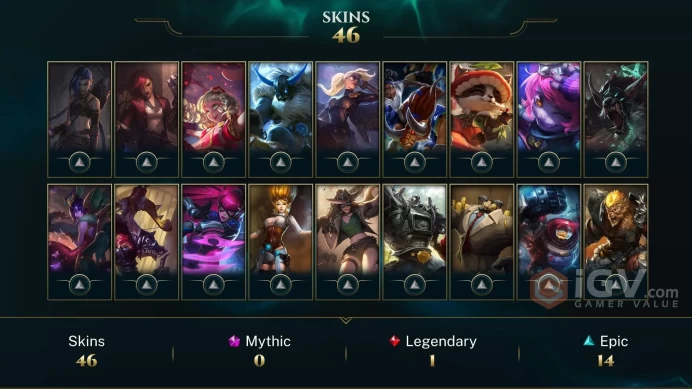 EUW | 49 Skins | 107 Champions | Level 74 | 12892 BE | Grey Warwick | ⏳ High Noon Thresh | Arcane Inventor Jayce