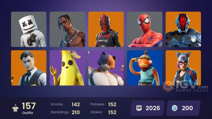 76 skins | Vendetta | Gear Specialist Maya | The Scientist | Blackheart | Singularity | Hybrid | Omegarok | Ruin | Fusion | Luxe | 50 VB