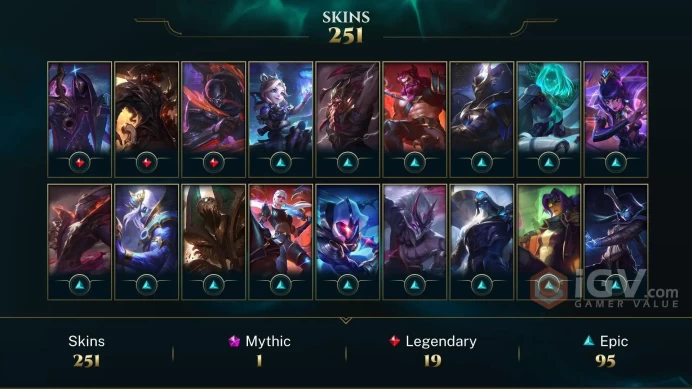 NA | 251 Skins | 172 Champions | Level 358 | 11289 BE | Victorious Sivir | Bewitching Morgana | Solar Eclipse Sejuani