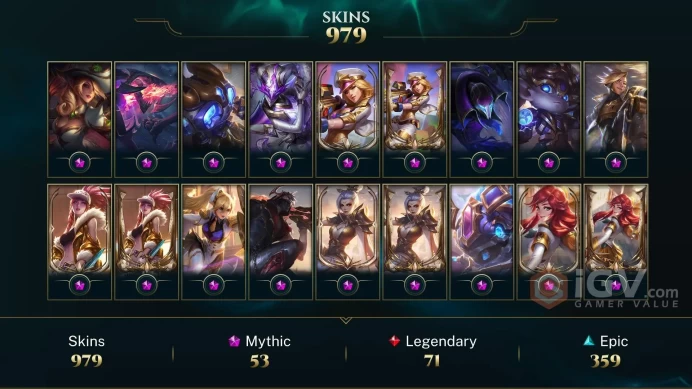EUW | 979 Skins | 172 Champions | Level 579 | 101750 BE | Bewitching Janna | Prestige Brave Phoenix Xayah | Astronaut...