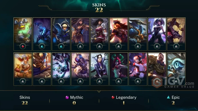EUW | 22 Skins | 88 Champions | Level 46 | 15610 BE | TPA Ezreal | Brolaf | Temple Jax | Victorious Graves | Bandit S...