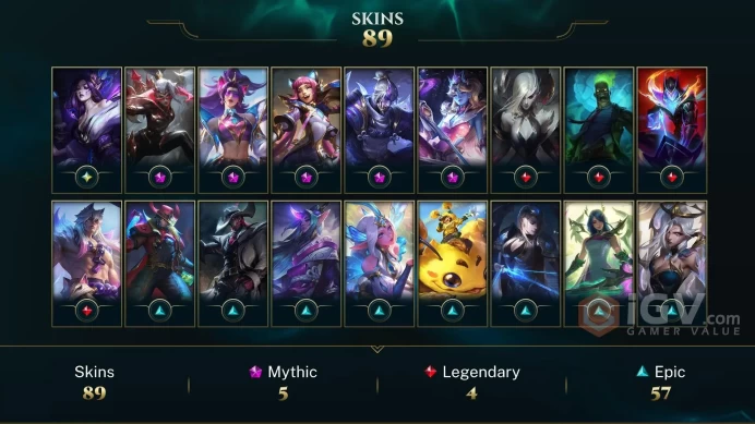 EUW | 90 Skins | 167 Champions | Level 197 | 14643 BE | Cafe Cuties Bard | Kingpin Twitch | Coven Morgana | Empyrean Lux