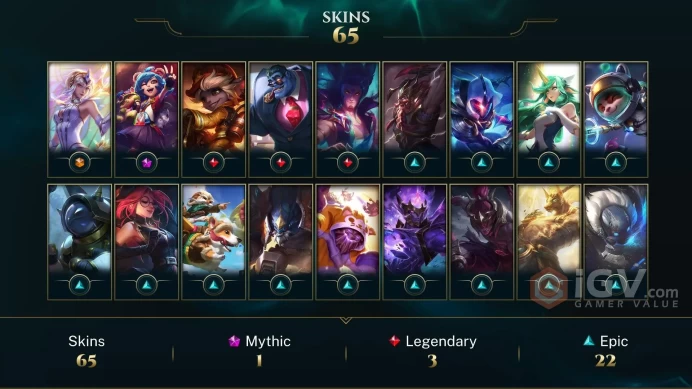 EUW | 65 Skins | 104 Champions | Level 156 | 4672 BE | Atlantean Syndra | Professor Ryze | Bilgerat Rumble