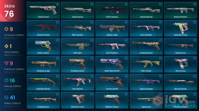 EU [ 75 TOP SKINS + 5 KNIFE ] Reaver Karambit + Protocol 781-A Phantom + Blackthorn Marshal + Reaver Phantom / full acces