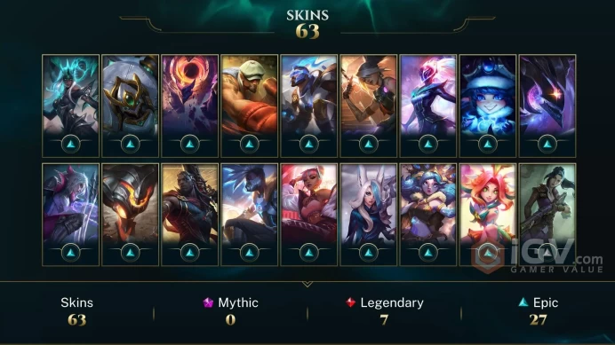 LAN | 65 Skins | 115 Champions | Level 274 | 59108 BE | Arcana Lucian | Dreadknight Nasus | Shurima Desert Zilean | S...