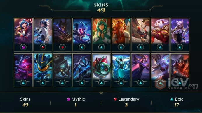 [EUW] | 49 Skin | 116 Champ | Unranked | 85 RP | Email Access | 2025 Ready | 3808 BE | Honor 3 | Level 148
