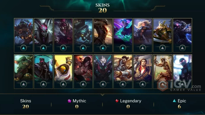 EUW | 20 Skins | 78 Champions | Level 101 | 25126 BE | Headhunter Master Yi | Desert Trooper Garen | Riot Kayle | War...