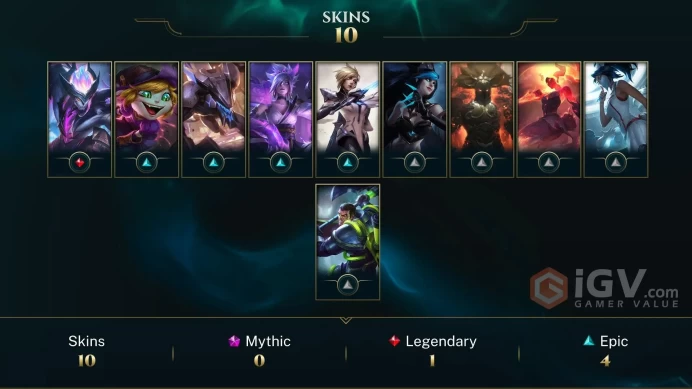 [NA] | 11 Skin | 37 Champ | ⭐ Unranked | 0 RP | Email Access | 2025 Ready | 14409 BE | Honor 3 | Level 63